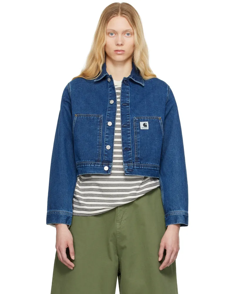Carhartt WIP Blue Arca Denim Jacket Blue