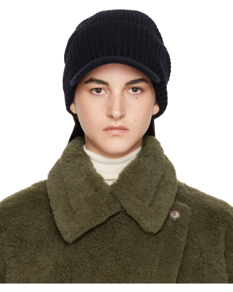 Max Mara Navy Pavidi Beanie 002