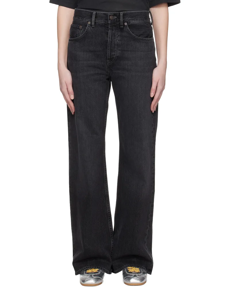 Acne Studios Black Faded Jeans 900