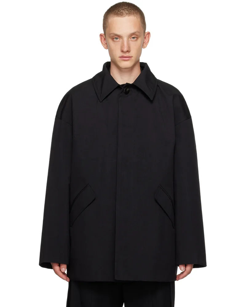 Wooyoungmi Black Hardware Coat Black
