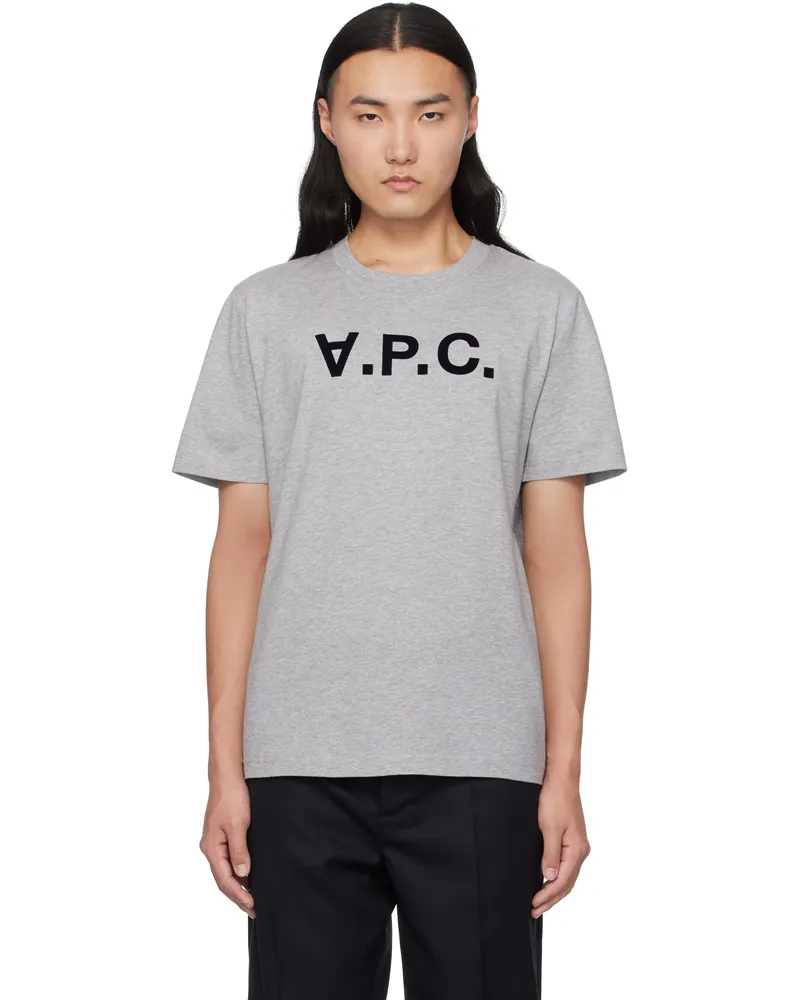 A.P.C. Gray Standard Grand 'VPC' T-shirt Tpi