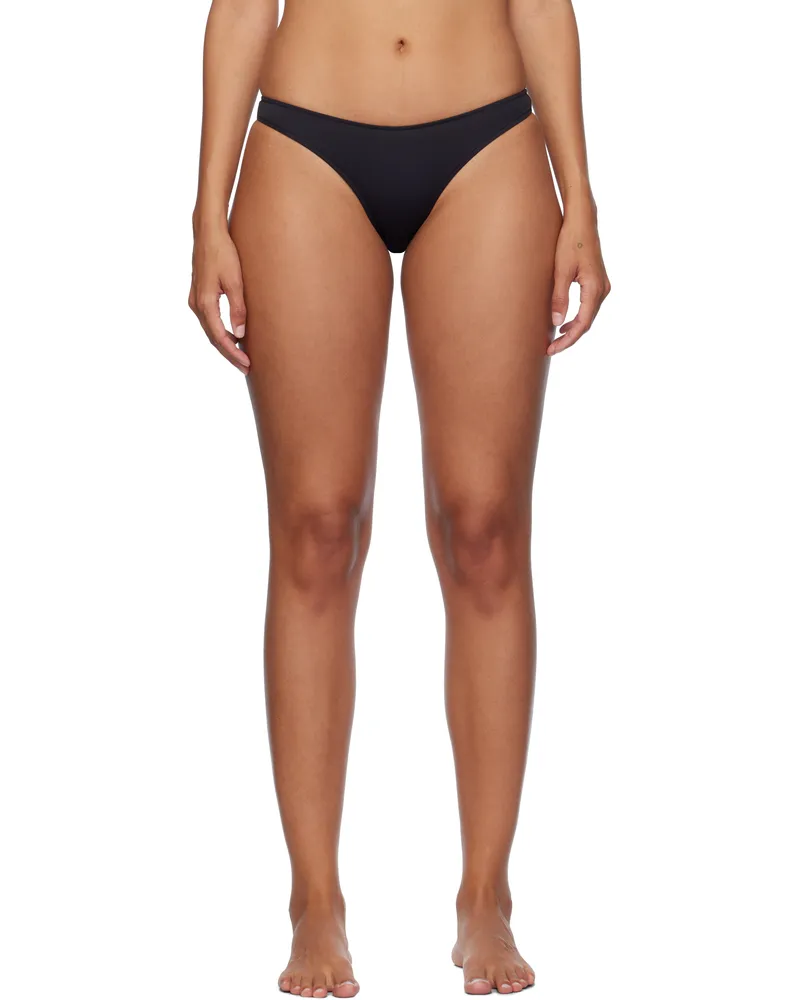 Frankies Bikinis Black Dove Classic Bikini Bottom Black