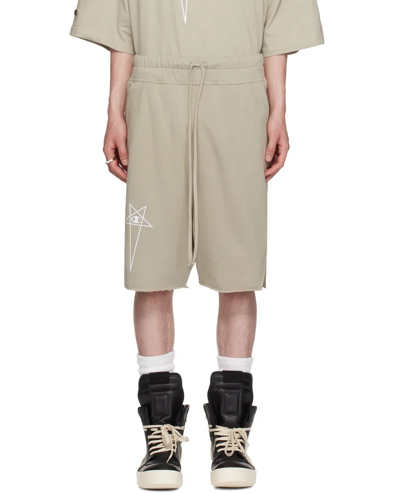 Rick Owens Off-White Champion Edition Beveled Pods Shorts 08
