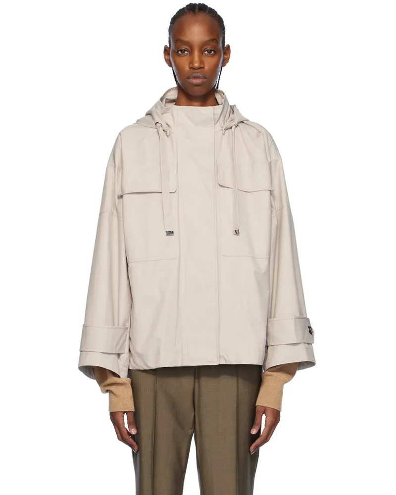 Max Mara Beige Strench Jacket 002
