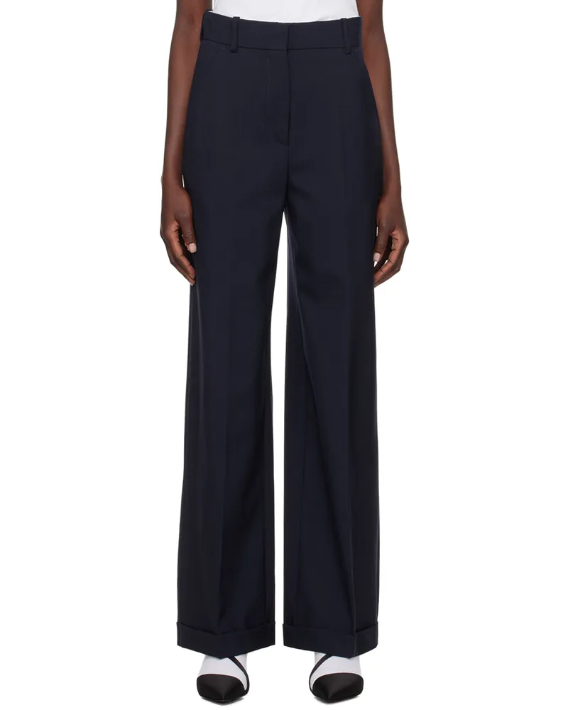 Kenzo Navy Kenzo Paris Tailored Trousers Midnight