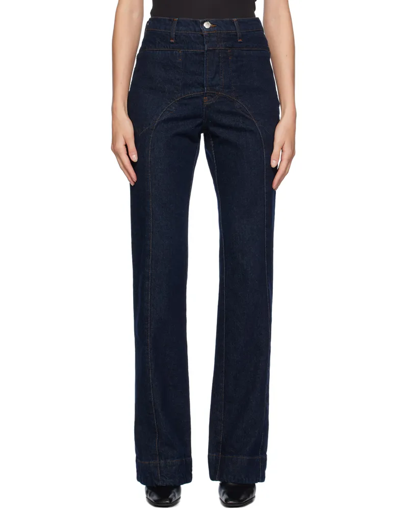 Edward Cuming Navy Slim Jeans Indigo