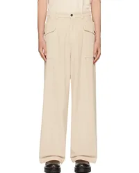 BARENA Beige Caorloto Trousers Cristal