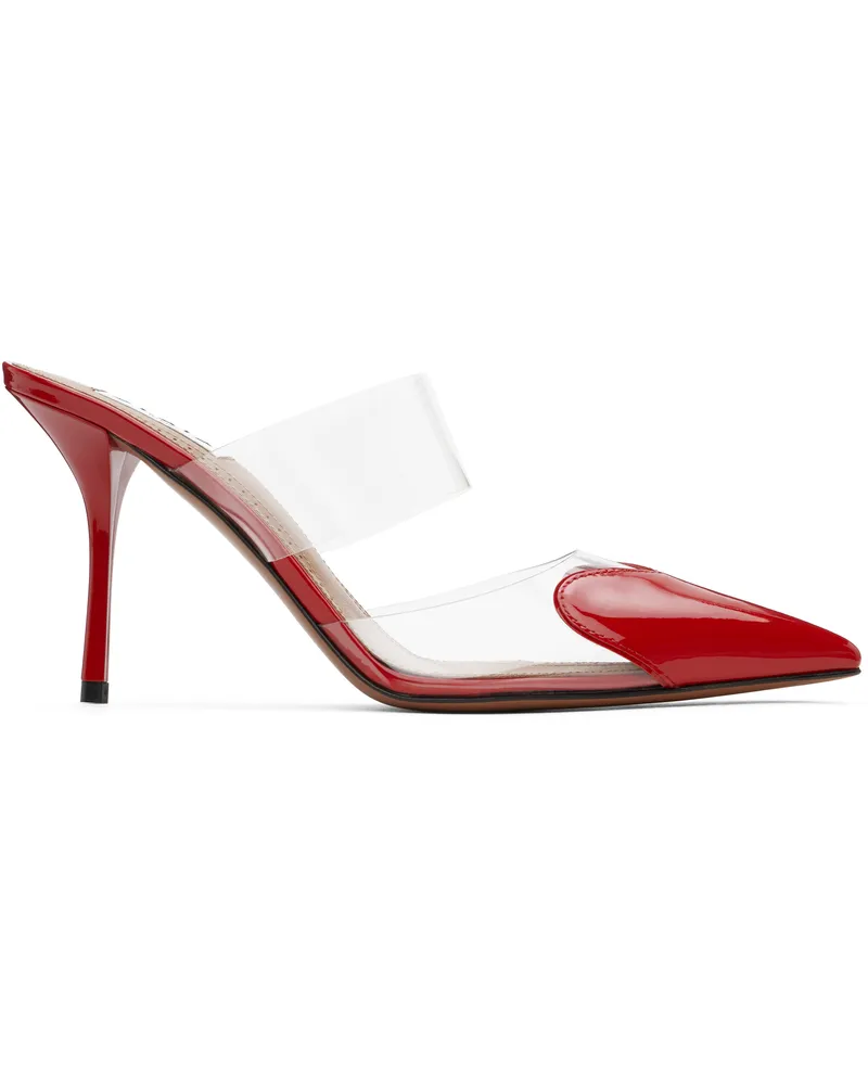 Alaïa Red Le Coeur Mules 331