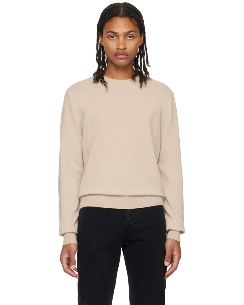 The Row Beige Benji Sweater Limestone