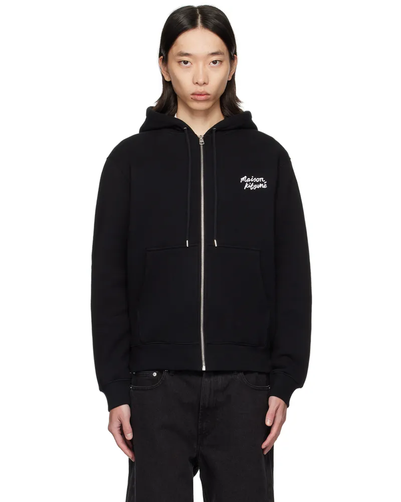 Kitsuné Black Handwriting Hoodie Bblack