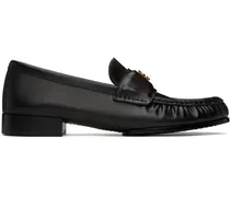 Black 4G Leather Loafers