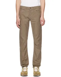 Tom Ford Brown Slim Fit Jeans Nut