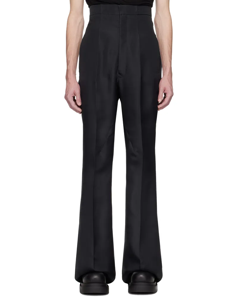 Rick Owens Black Hollywood Dirt Bolan Trousers 09