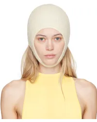 Jacquemus Off-White La Casa 'La capuche Gros Grain' Beanie Off-white