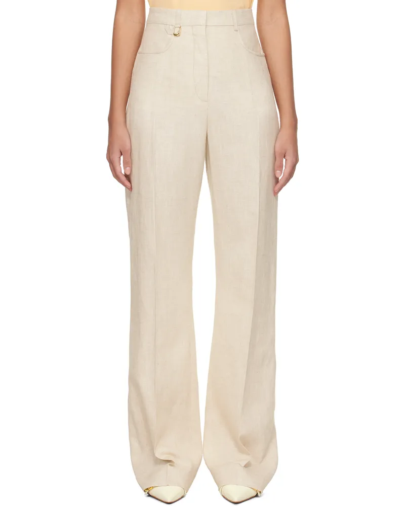 Jacquemus Beige 'The Sauge' Trousers 130