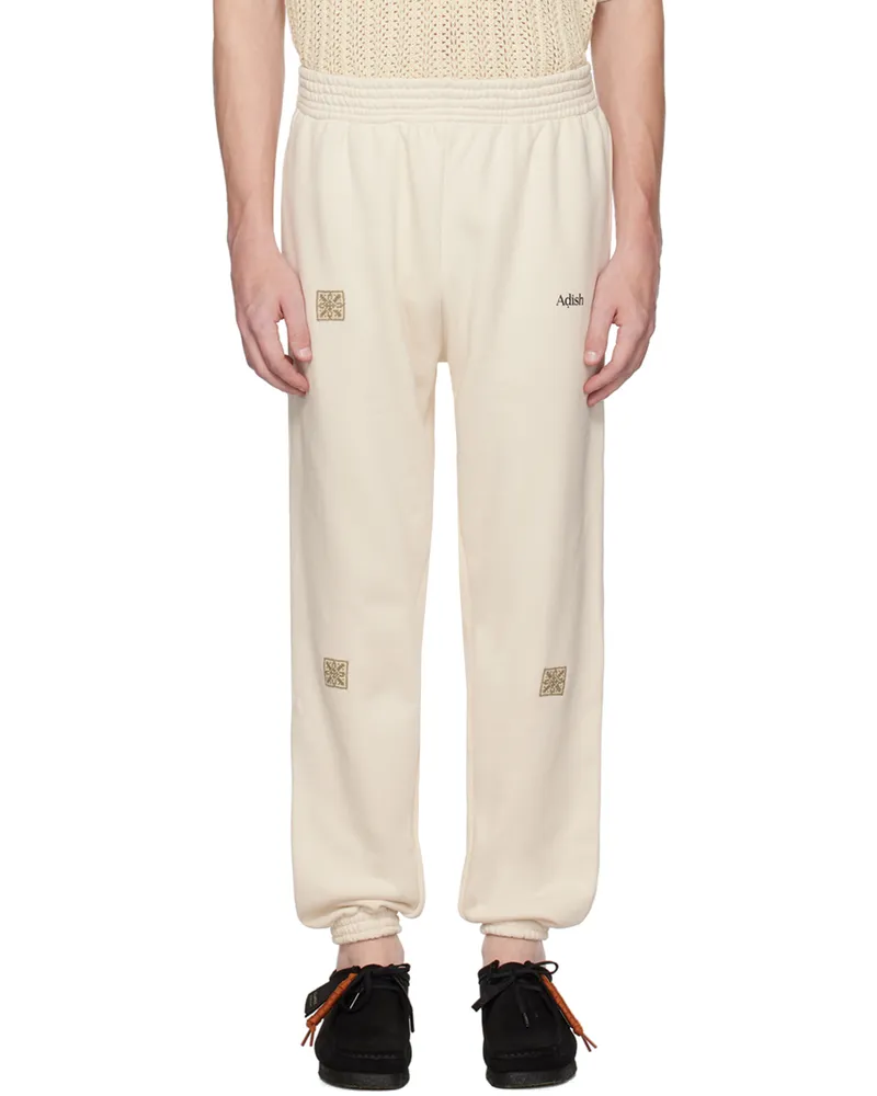 ADISH Off-White Qurs El-Taj Sweatpants Off