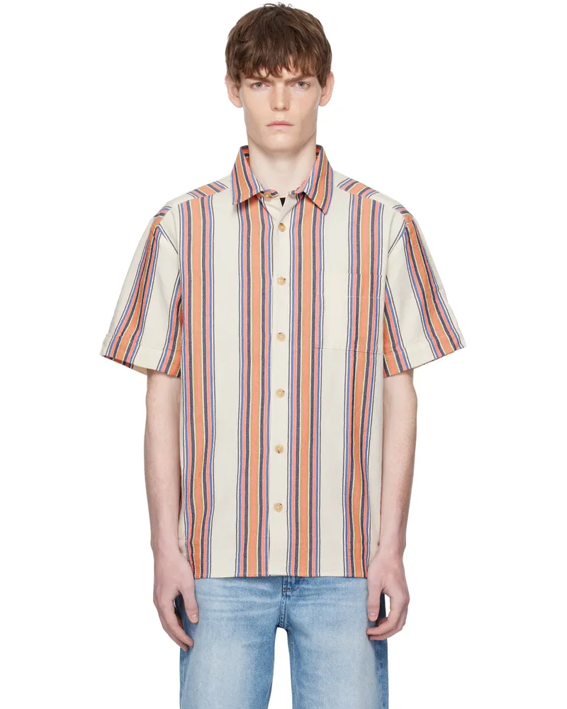 A.P.C. Multicolor Ross Short-Sleeve Shirt Aad