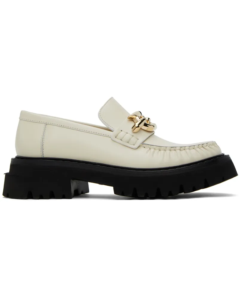 Ferragamo Off-White Ingrid Loafers 002