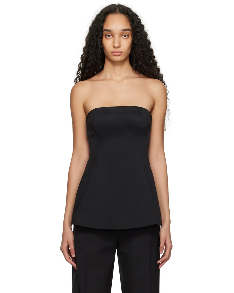 STAUD Black Silvia Top Blk