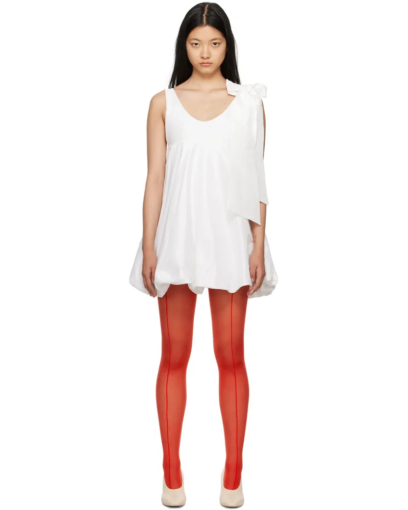 Kika Vargas White Sue Minidress White