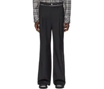 Gray Four-Pocket Trousers