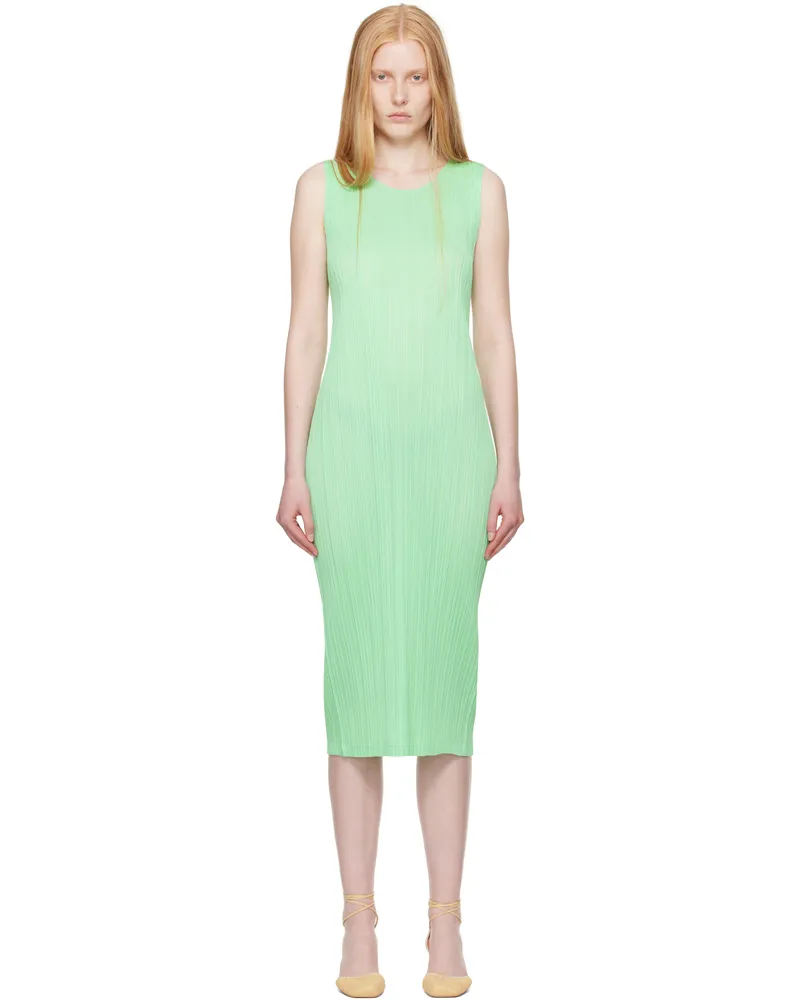 Issey Miyake Green Monthly Colors May Maxi Dress 59