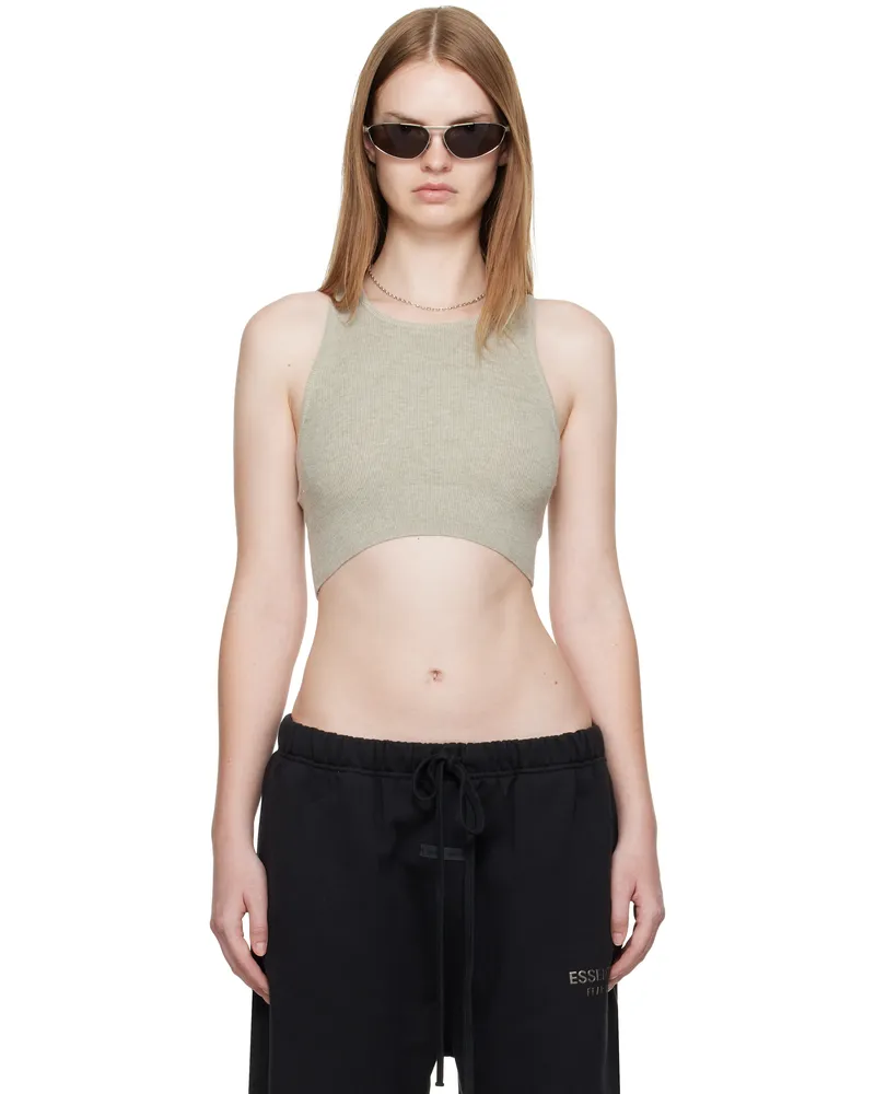 Fear of God Taupe Soft Rib Tank Top Abbey