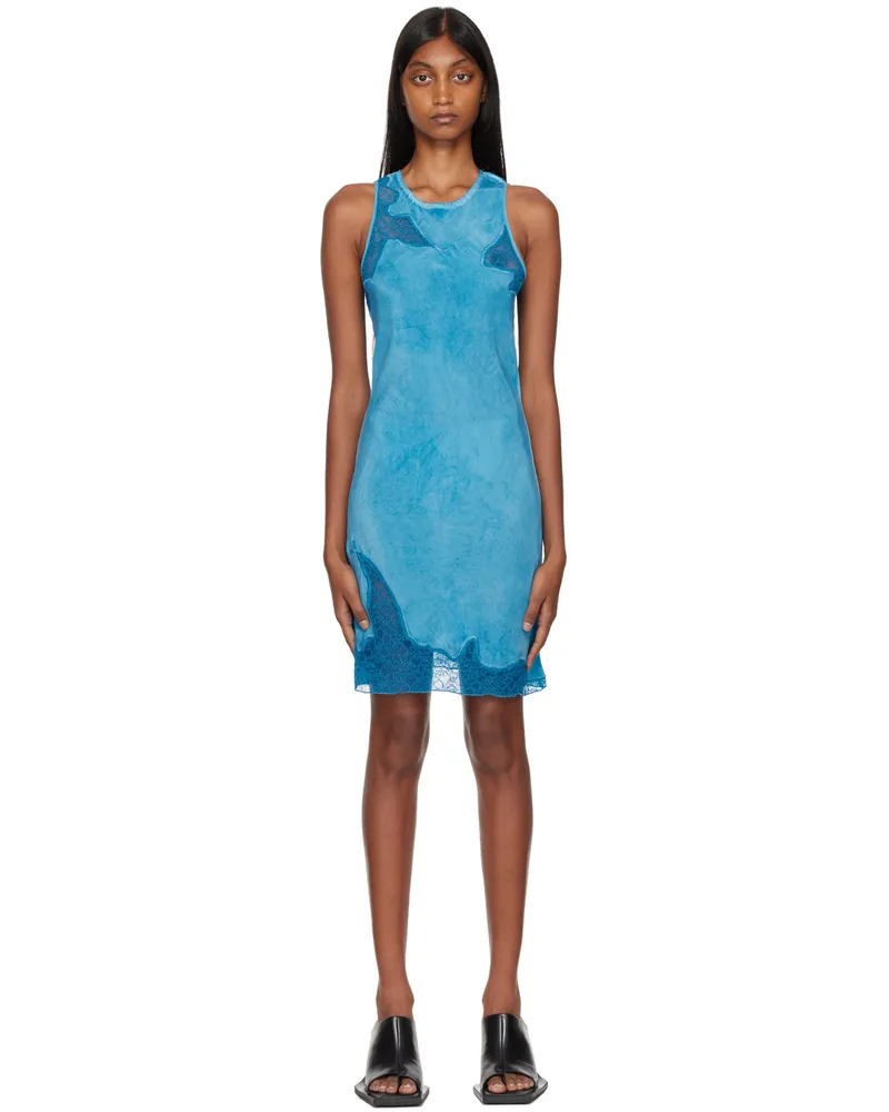 Eytys Blue Hailey Minidress Kingfisher
