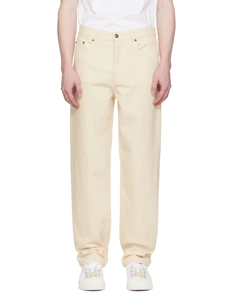 A.P.C. Off-White Fairfax Jeans Aad