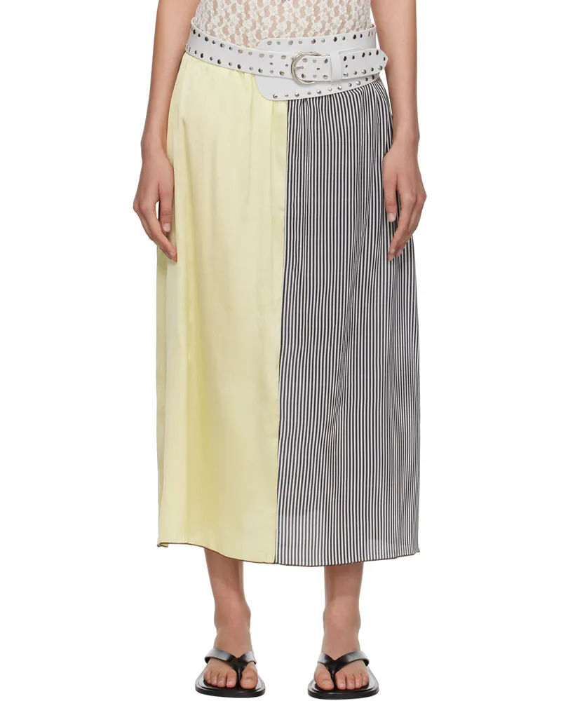 Baserange SSENSE Exclusive Multicolor Vesa Midi Skirt Deadstock