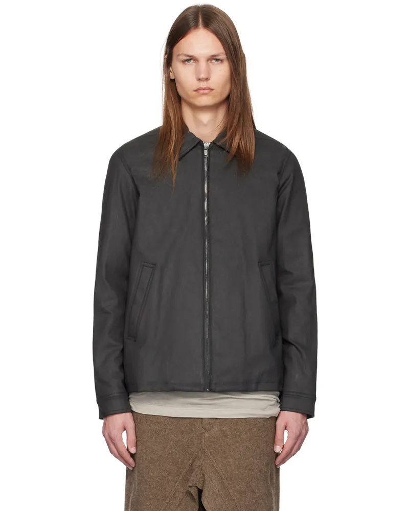 Rick Owens Black Brad Denim Jacket Black