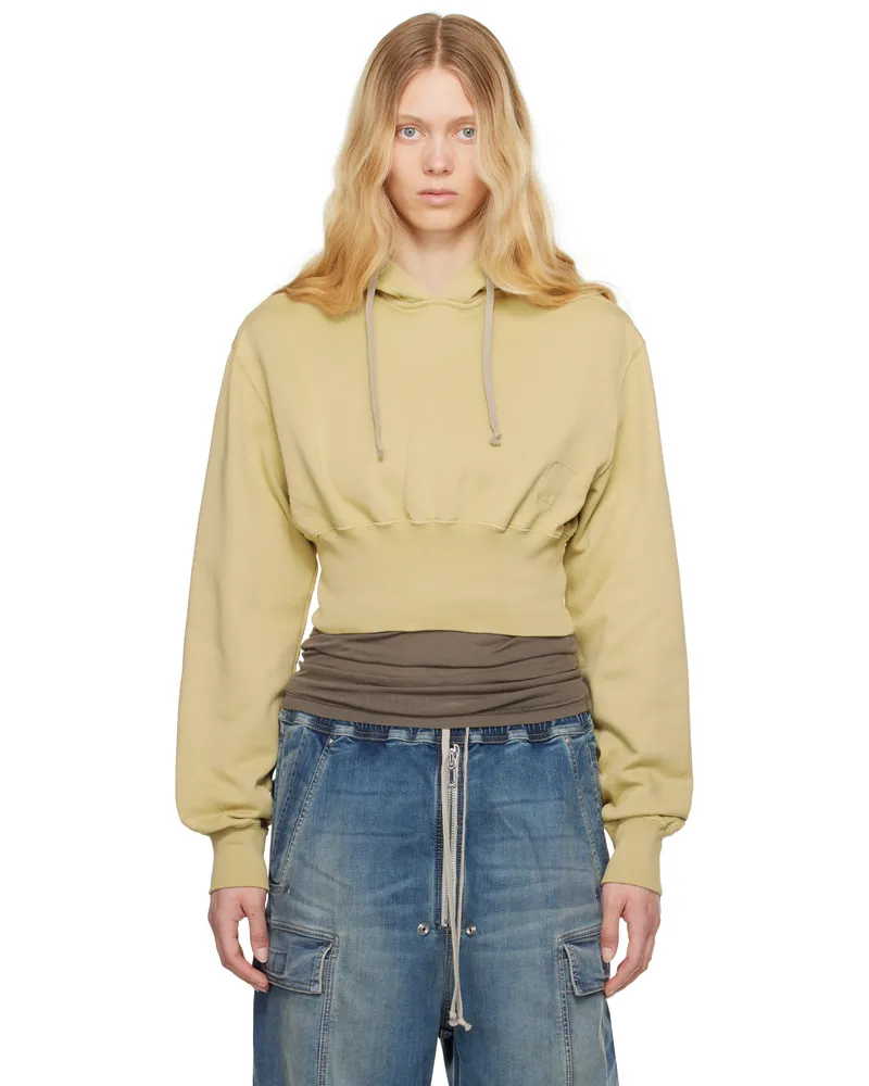 DRKSHDW by Rick Owens Beige Hollywood Tatlin Hoodie 81