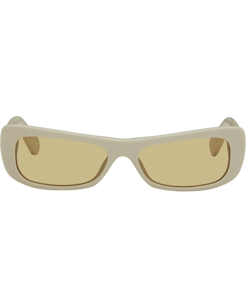 Jacquemus Taupe La Casa 'Les lunettes Capri' Sunglasses Matt