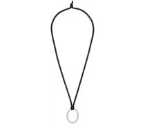 Black Western Oval Necklace