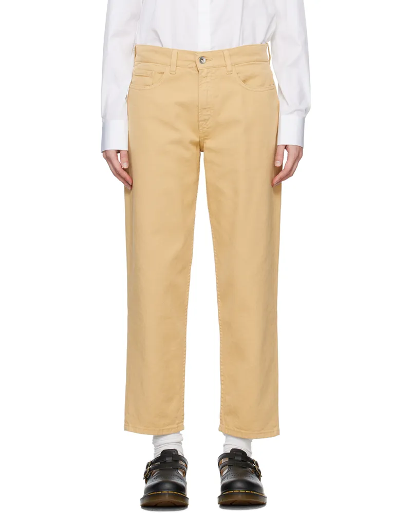 YMC Beige Tearaway Jeans 21-sand