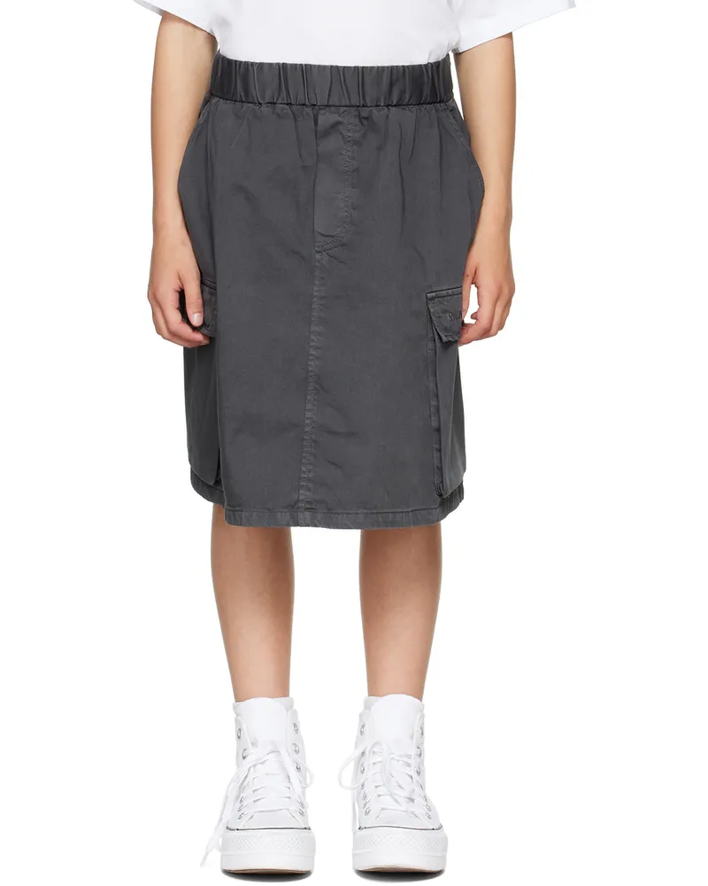 Maison Margiela Kids Gray Cargo Skirt M6900