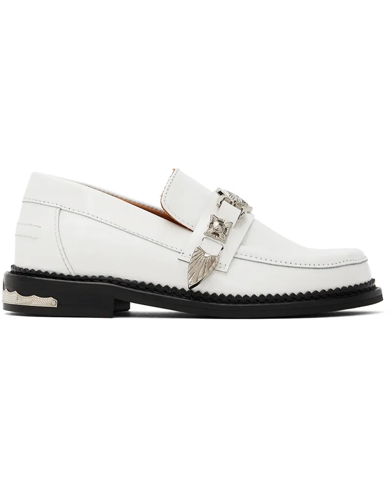 Toga SSENSE Exclusive Kids White Loafers White