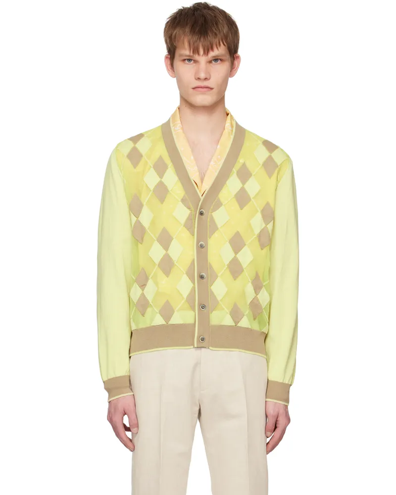 Jacquemus Green Le Raphia 'Le Cardigan Toledo' Cardigan 50