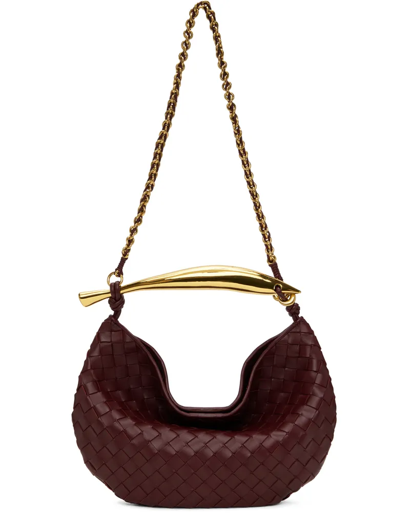 Bottega Veneta Burgundy Small Sardine Bag 2250