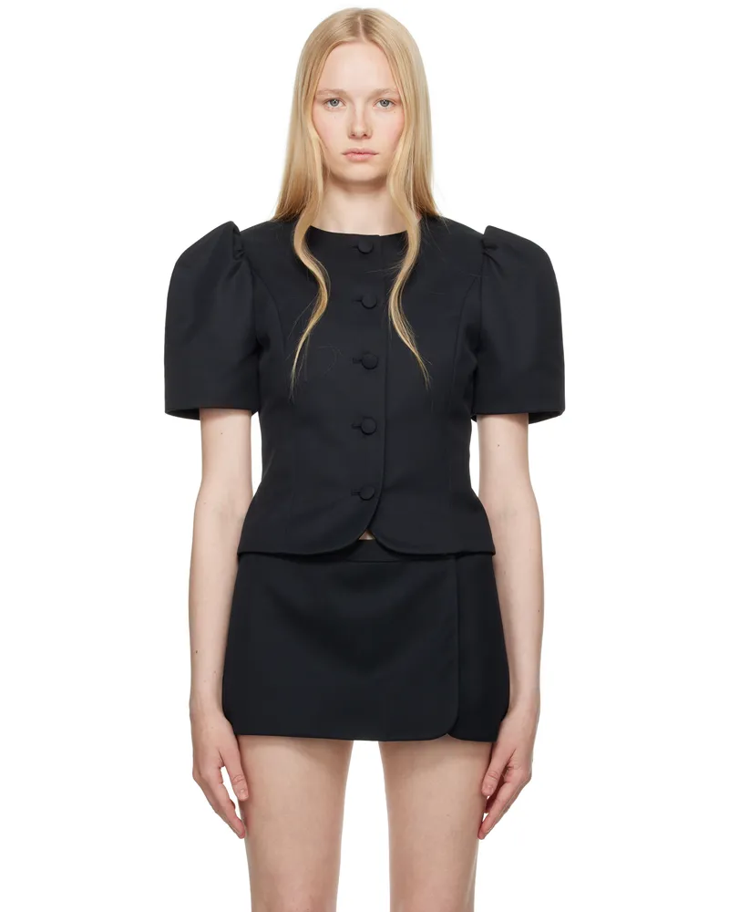 Sandy Liang Black Bonny Blouse Black