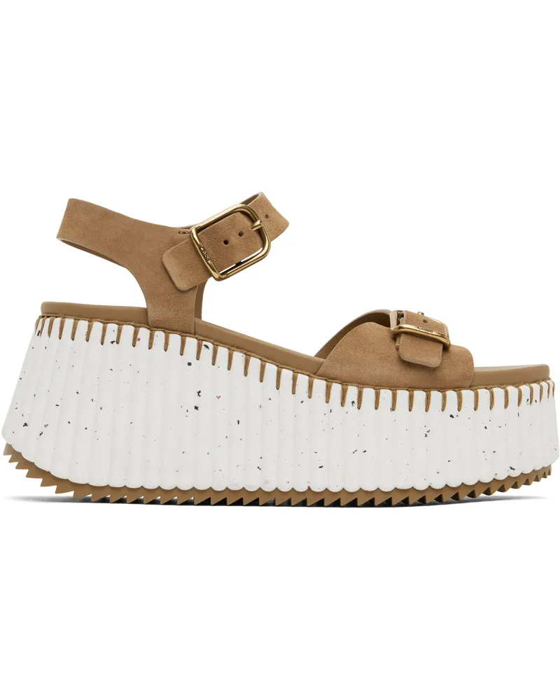 Chloé Brown Nama Sandals 20o