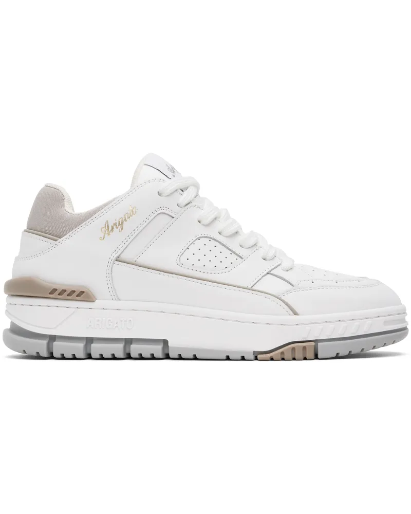 Axel Arigato White & Beige Area Lo Sneakers White