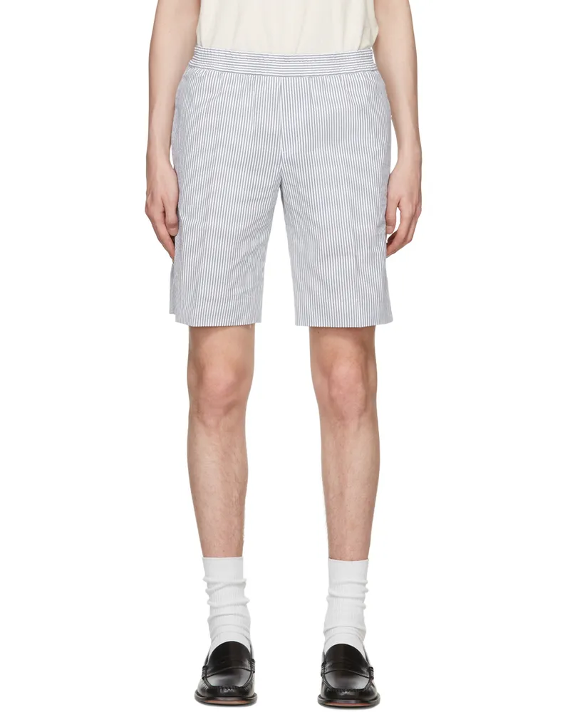Harmony Blue Cotton Shorts 016