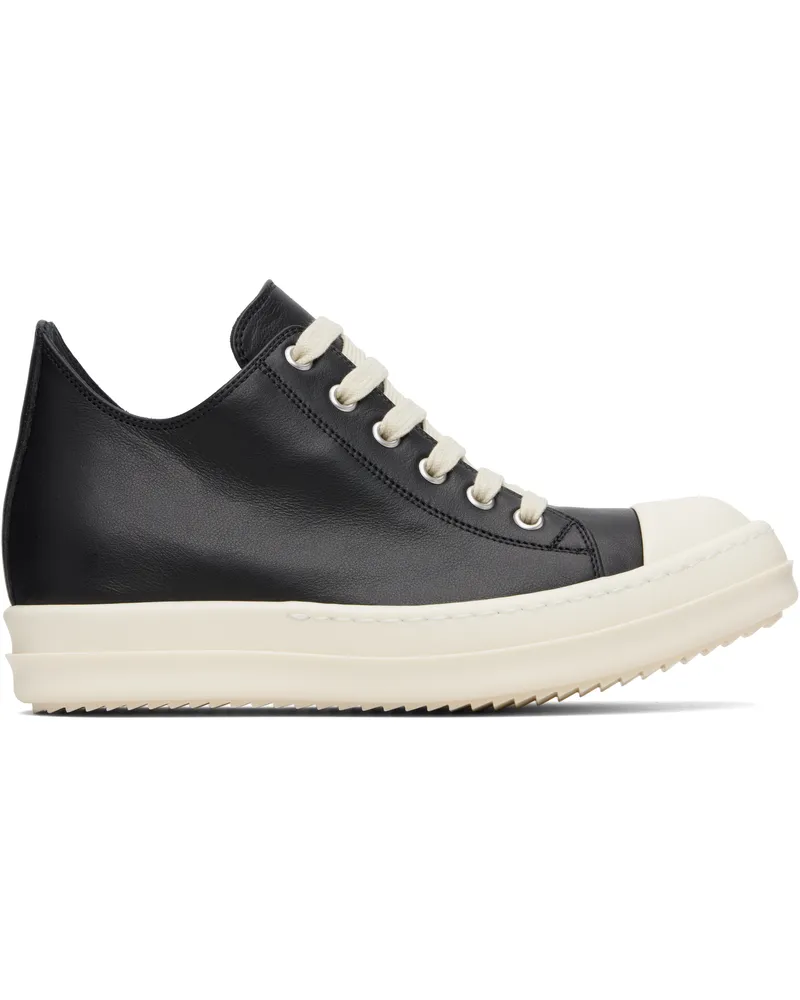 Rick Owens Black Concordians Low Sneaks Sneakers 911