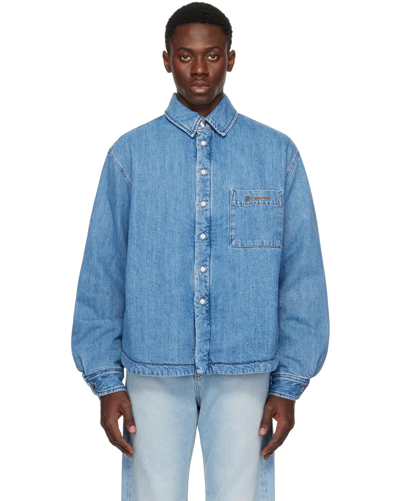 Jacquemus Blue Les Classiques 'La Chemise Boulanger' Denim Shirt Blue