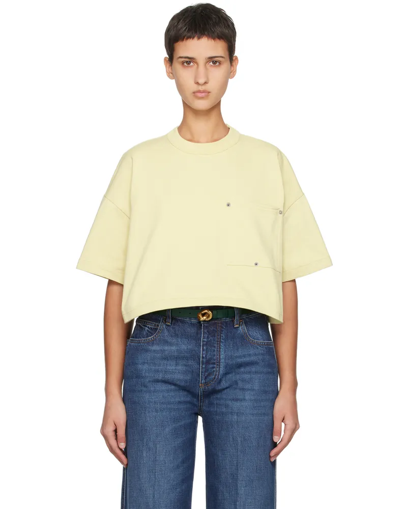 Bottega Veneta Yellow Relaxed T-Shirt 8807