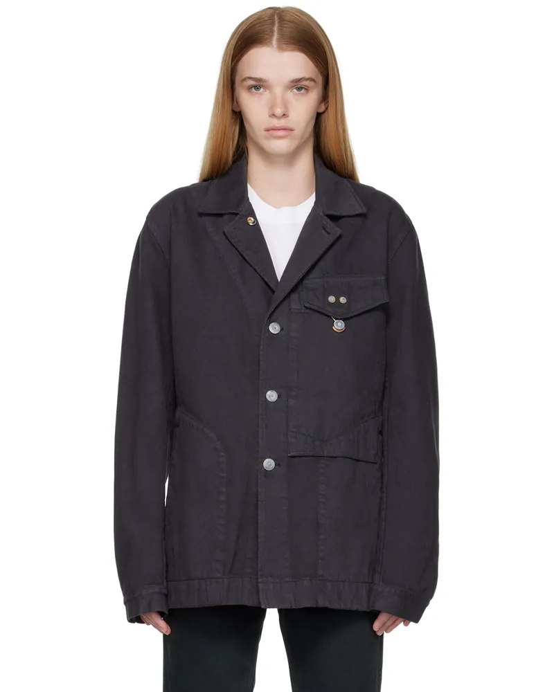 Objects IV Life Gray Workwear Blazer Anthracite