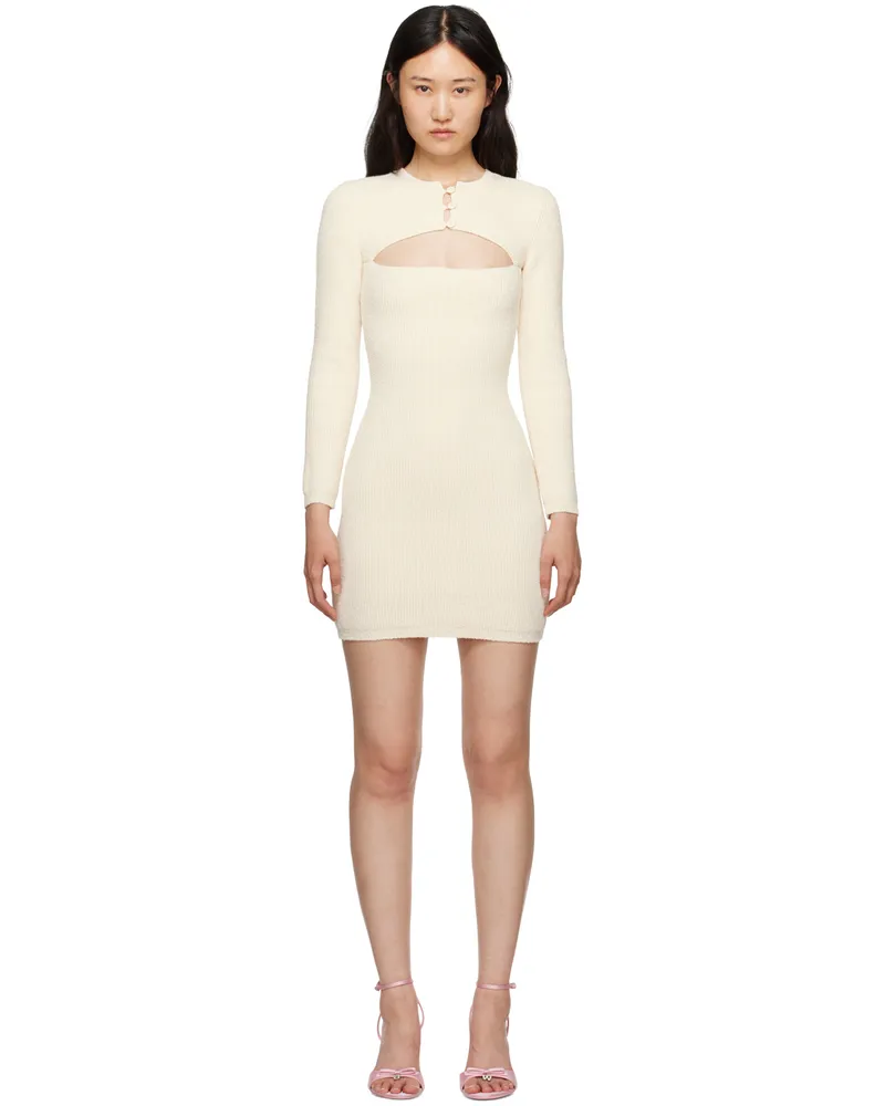 Alexander Wang Off-White Cutout Minidress 273
