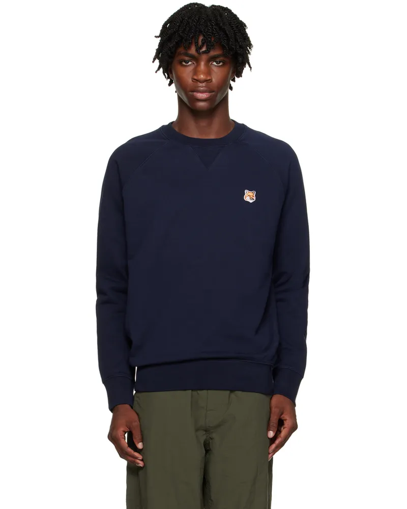 Kitsuné Navy Fox Head Sweatshirt P480