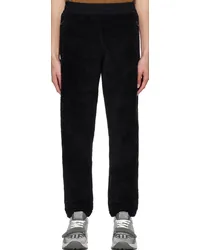 Burberry Black Embroidered Lounge Pants Black